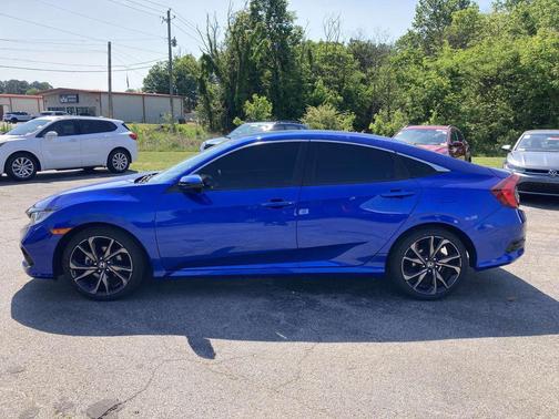 Aegean Blue Metallic 2020 Honda Civic Sport