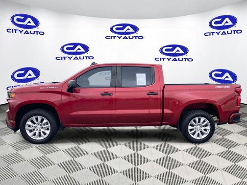 Cajun Red Tintcoat 2020 Chevrolet Silverado 1500 Custom