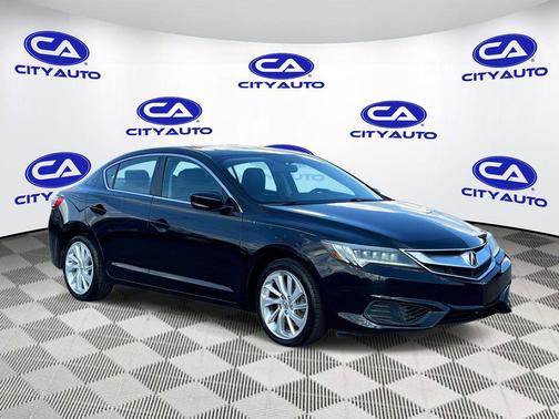 Crystal Black Pearl 2017 Acura ILX AcuraWatch Plus Package