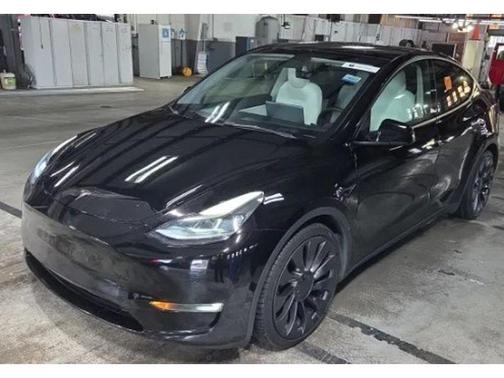 Solid Black 2022 Tesla Model Y Performance Dual Motor All-Wheel Drive