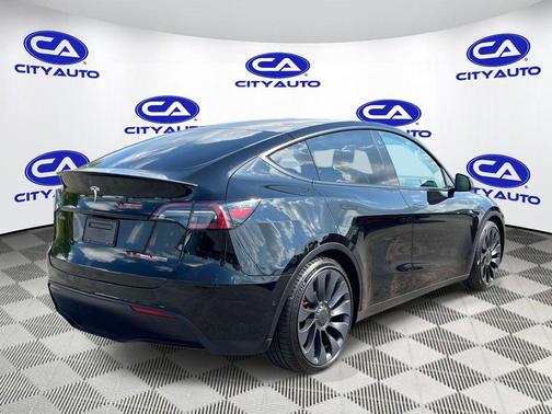 Solid Black 2022 Tesla Model Y Performance Dual Motor All-Wheel Drive
