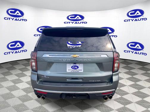 Silver Sage Metallic 2023 Chevrolet Suburban Premier