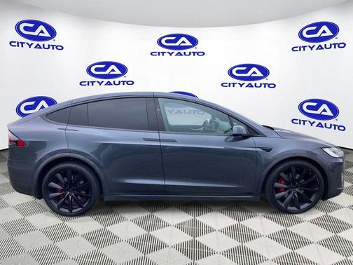Midnight Silver Metallic 2018 Tesla Model X P100D