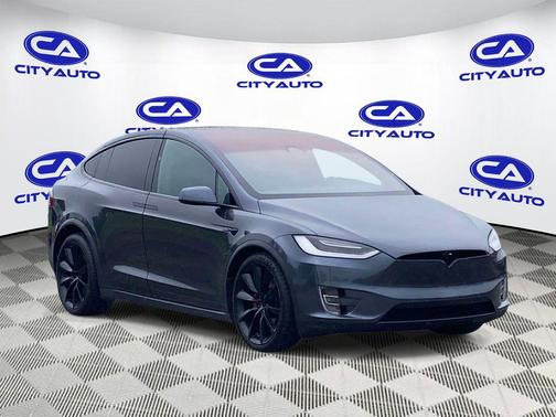 Midnight Silver Metallic 2018 Tesla Model X P100D