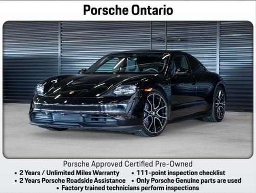 Jet Black Metallic 2023 Porsche Taycan RWD