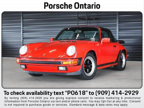 Guards Red 1985 Porsche 911 Targa