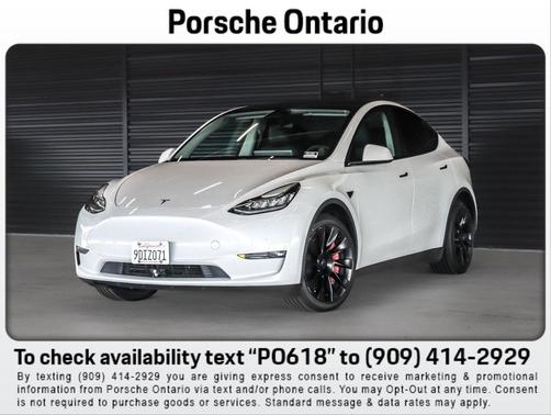Pearl White Multi-Coat 2021 Tesla Model Y Long Range Dual Motor All-Wheel Drive