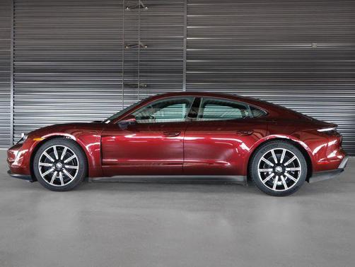 Cherry Metallic 2023 Porsche Taycan RWD