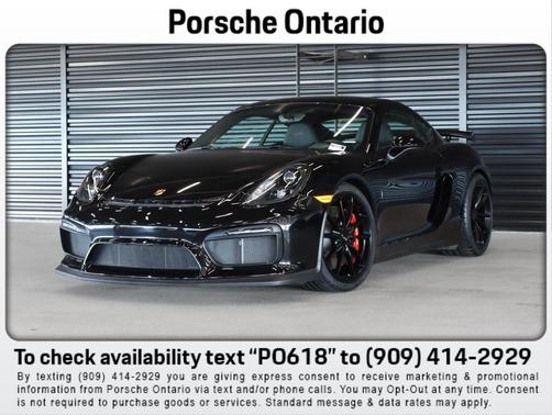 Black 2016 Porsche Cayman GT4