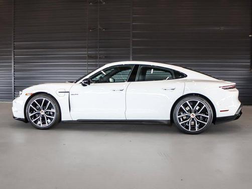 White 2026 Porsche Taycan Black Edition