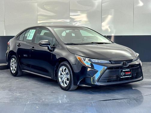 Midnight Black Metallic 2025 Toyota Corolla LE