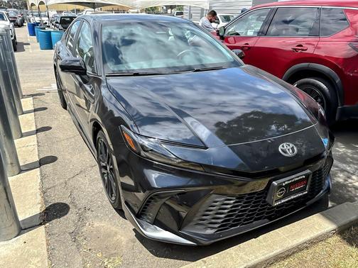 Midnight Black Metallic 2025 Toyota Camry SE