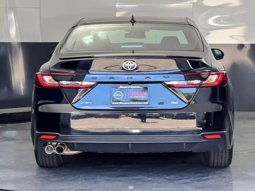 Midnight Black Metallic 2025 Toyota Camry SE
