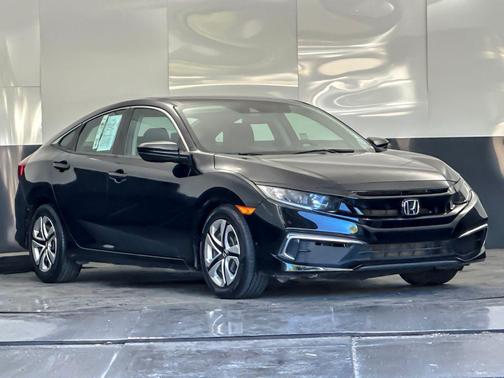 Crystal Black Pearl 2020 Honda Civic LX