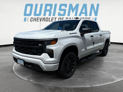 Summit White 2026 Chevrolet Silverado 1500 Custom