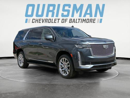 Shadow Metallic 2021 Cadillac Escalade ESV Premium Luxury