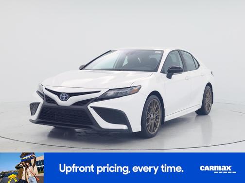 White 2024 Toyota Camry Hybrid SE Night Shade
