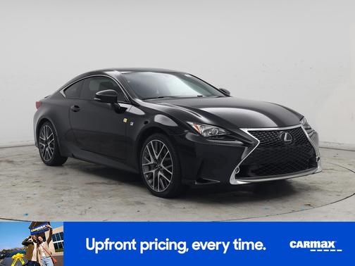 Black 2016 Lexus RC 350