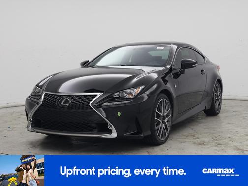 Black 2016 Lexus RC 350