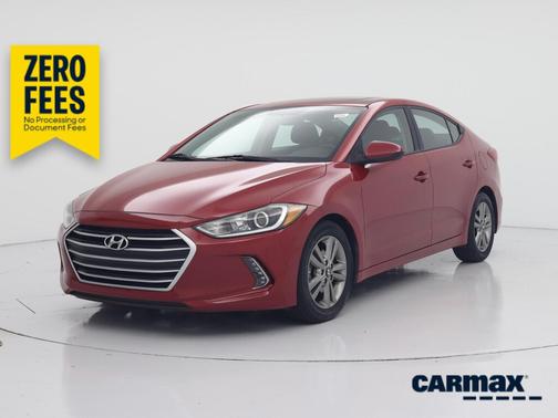 Red 2017 Hyundai ELANTRA Value Edition