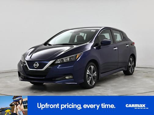 Blue 2020 Nissan Leaf SV Plus