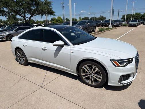 Glacier White Metallic 2021 Audi A6 55 Premium Plus