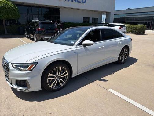 Glacier White Metallic 2021 Audi A6 55 Premium Plus