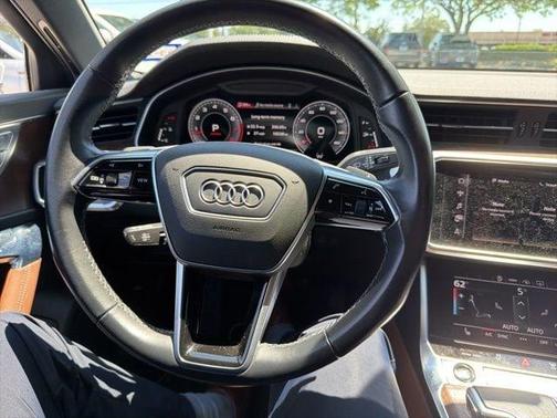 Glacier White Metallic 2021 Audi A6 55 Premium Plus
