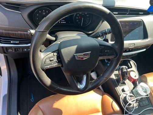 Crystal White Tri-Coat 2023 Cadillac XT4 Sport