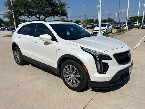 Crystal White Tri-Coat 2023 Cadillac XT4 Sport