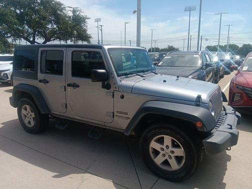 Billet Silver Metallic Clearcoat 2018 Jeep Wrangler JK Unlimited Sport