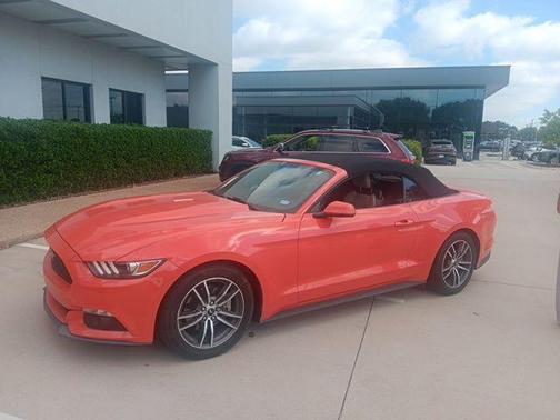 Competition Orange 2015 Ford Mustang EcoBoost Premium