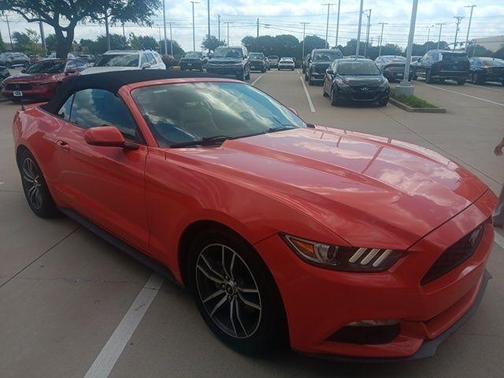 Competition Orange 2015 Ford Mustang EcoBoost Premium