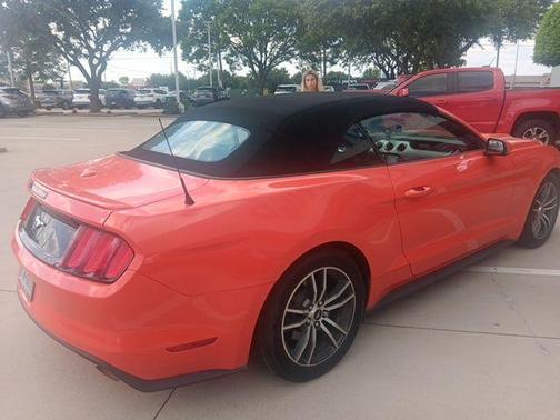 Competition Orange 2015 Ford Mustang EcoBoost Premium