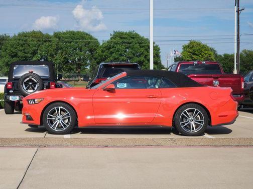 Competition Orange 2015 Ford Mustang EcoBoost Premium