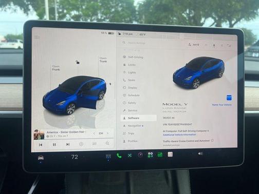 Deep Blue Metallic 2023 Tesla Model Y Long Range