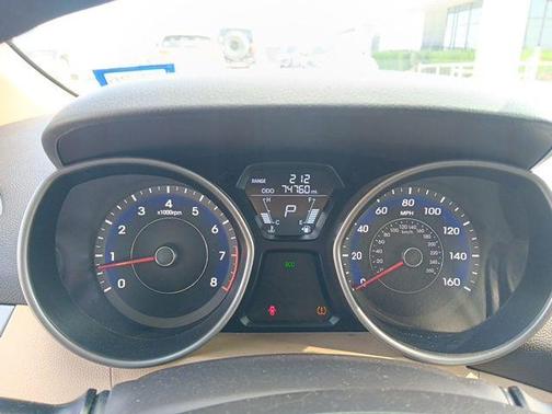 Midnight Black 2012 Hyundai ELANTRA GLS