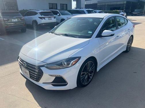 Ceramic White 2017 Hyundai ELANTRA Sport