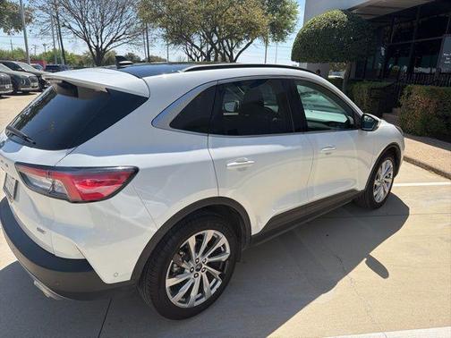 White 2021 Ford Escape Titanium Hybrid