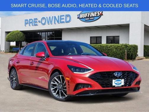 Calypso Red 2021 Hyundai SONATA Limited
