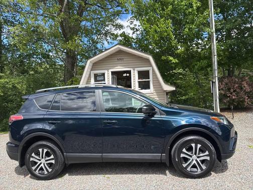 Blue 2017 Toyota RAV4 LE