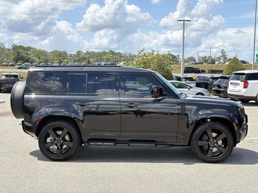 Santorini Black Metallic 2026 Land Rover Defender P400 X-Dynamic SE