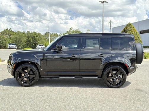 Santorini Black Metallic 2026 Land Rover Defender P400 X-Dynamic SE