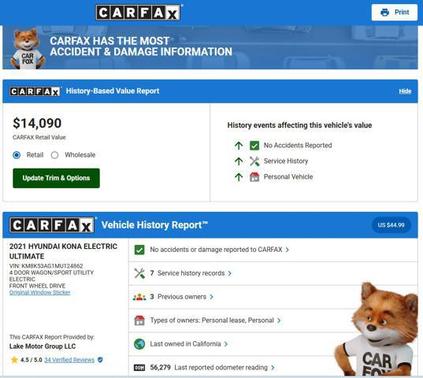 2021 Hyundai KONA EV Ultimate