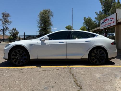 White 2012 Tesla Model S Performance
