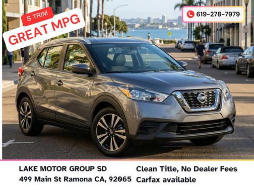 Gun Metallic 2019 Nissan Kicks S