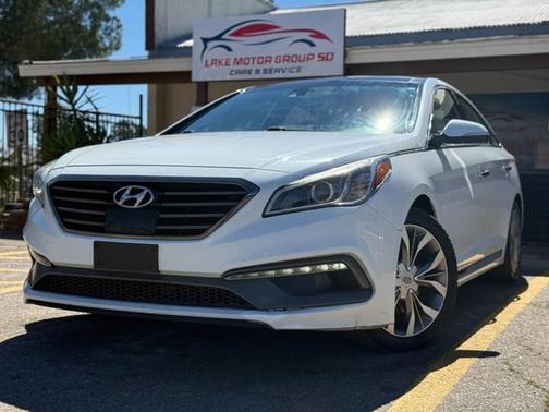 Quartz White Pearl 2015 Hyundai SONATA Sport 2.0T
