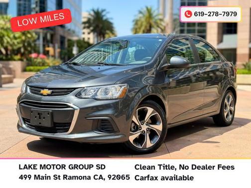 Nightfall Gray Metallic 2018 Chevrolet Sonic Premier