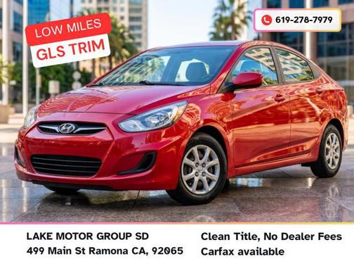 Boston Red 2012 Hyundai Accent GLS