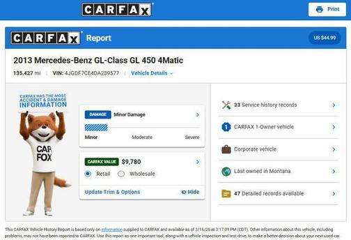 2013 Mercedes-Benz GL-Class 4MATIC